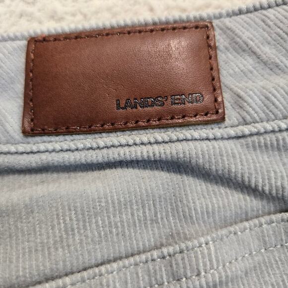 Lands' End Mid-rise Bootcut Corduroy Pants Slate Gray Women's Size 14 - Picture 9 of 11